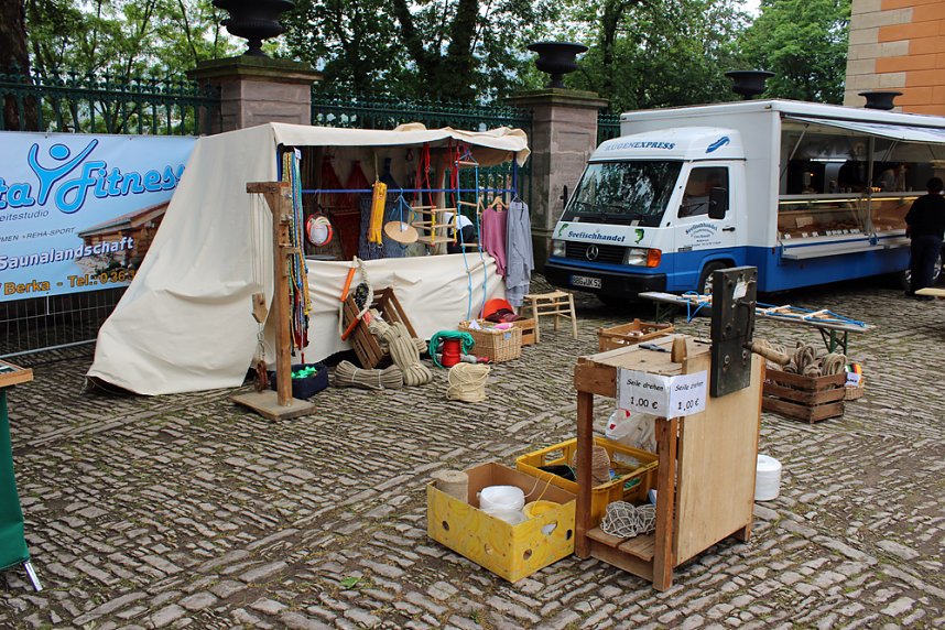 Auflauf zum Abschluss Residenzfest