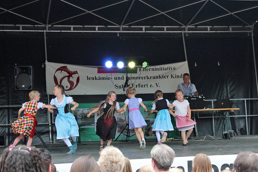 Auflauf zum Abschluss Residenzfest