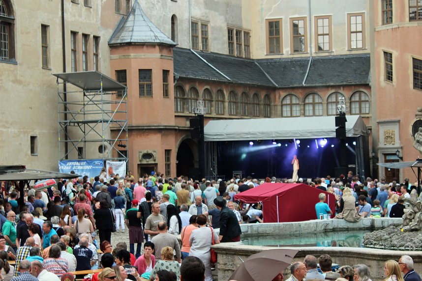 Auflauf zum Abschluss Residenzfest