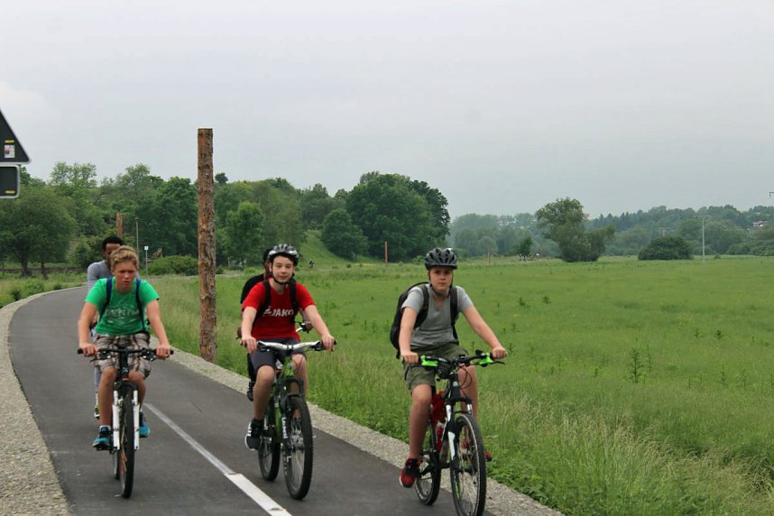 F&uuml;r den Unstrut-Werra-Radweg geworben