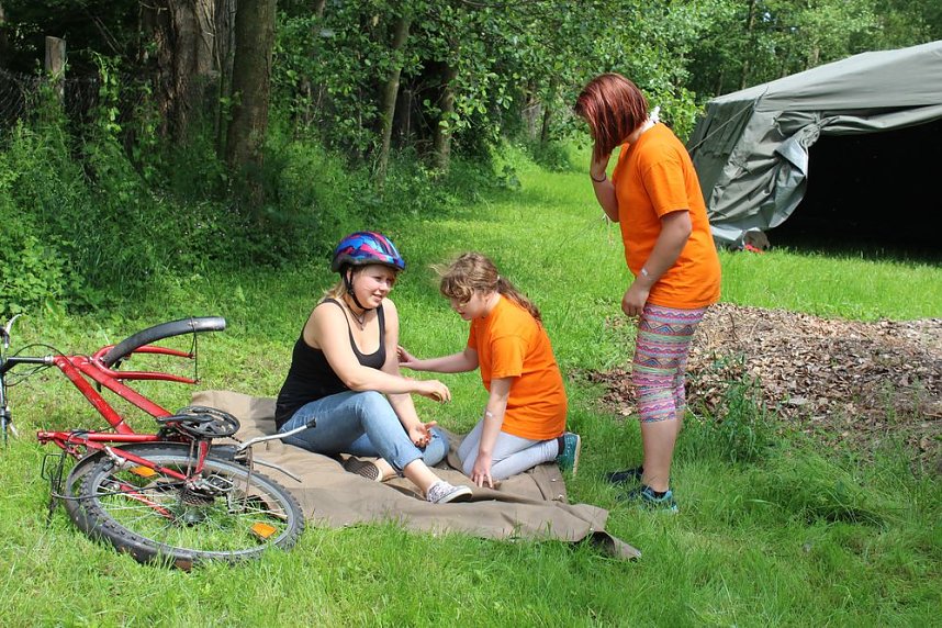 DRK-Jugend ma&szlig; sich im Wettkampf