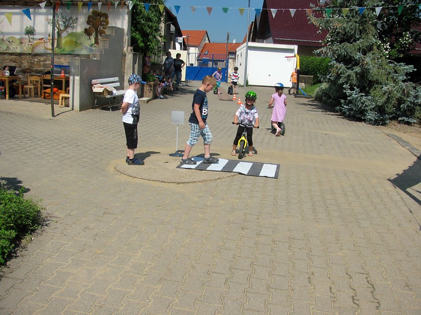 Verkehrssicherheitstag in der Kita Oldisleben