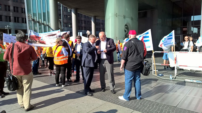 Auch Gewerkschafter aus dem Kyffh&auml;userkreis dabei