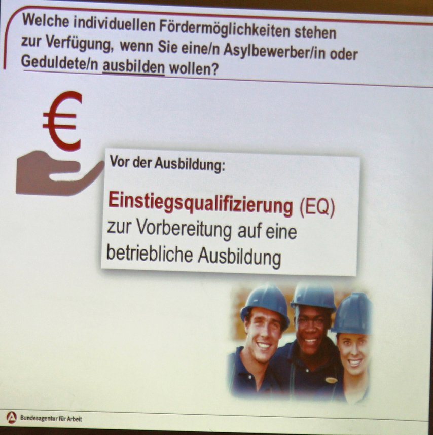 Mit Unternehmern gefr&uuml;hst&uuml;ckt