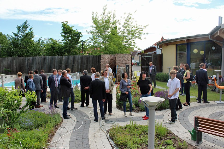 Mit Unternehmern gefr&uuml;hst&uuml;ckt