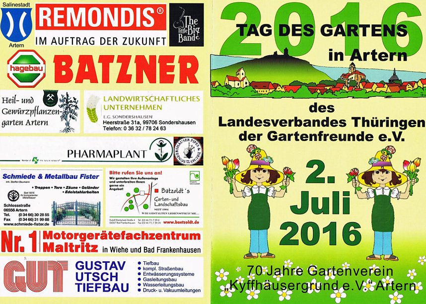 Tag des Gartens 2016 in Vorbereitung