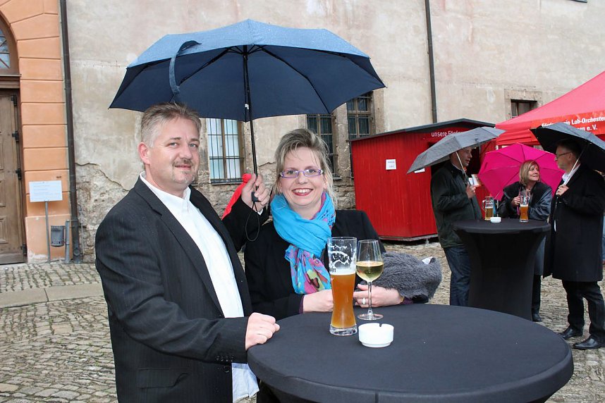 Nass vor der Premiere