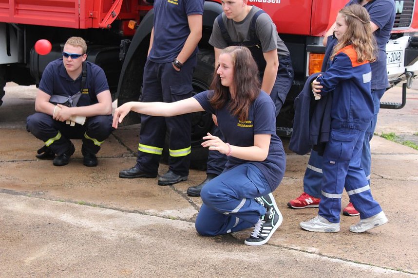 Unwettereinsatz auf Feuerwehrfest in Bebra