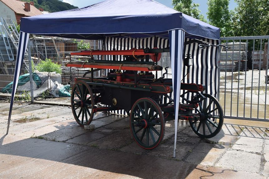 Unwettereinsatz auf Feuerwehrfest in Bebra