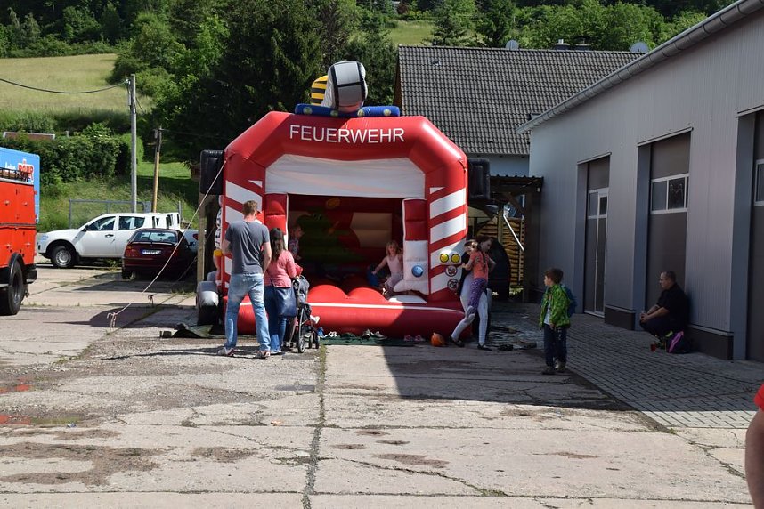 Unwettereinsatz auf Feuerwehrfest in Bebra