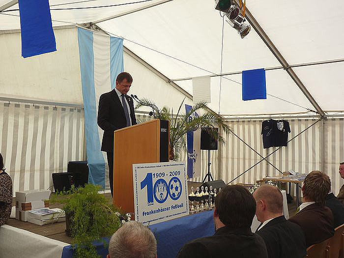 Festakt 100 Jahre Frankenh&auml;user Fu&szlig;ball