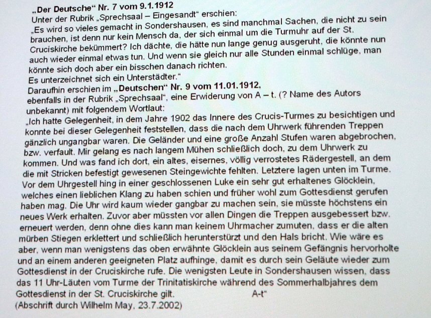 Geschichte der Cruciskirche � Teil 2