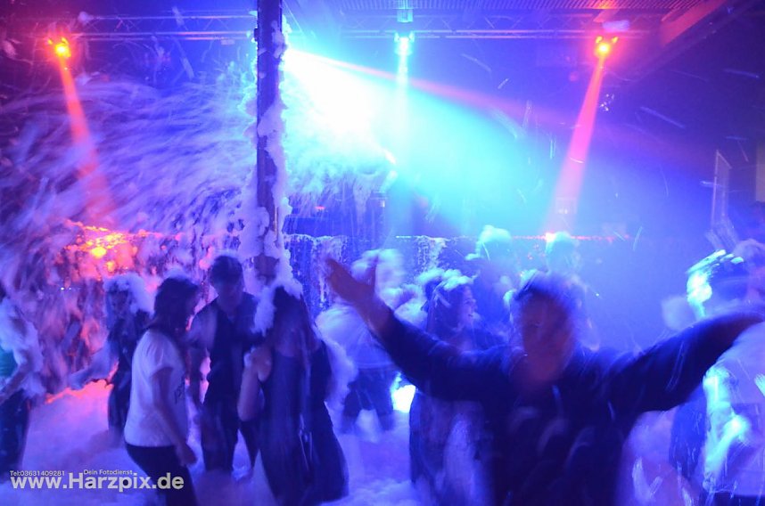 Schaumparty in der Webe