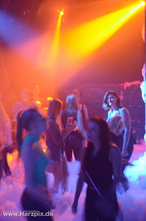 Schaumparty in der Webe