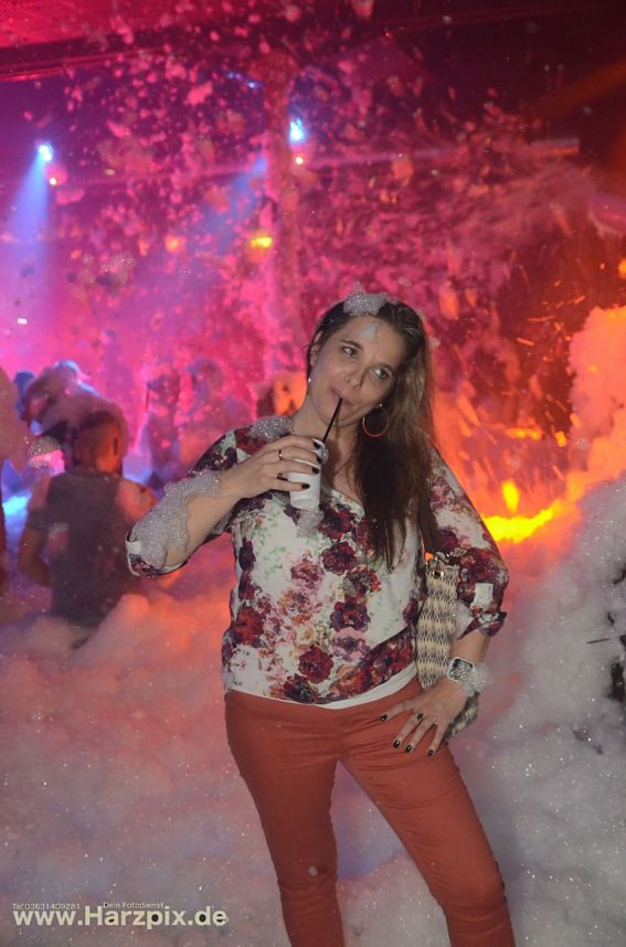 Schaumparty in der Webe