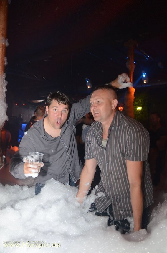 Schaumparty in der Webe