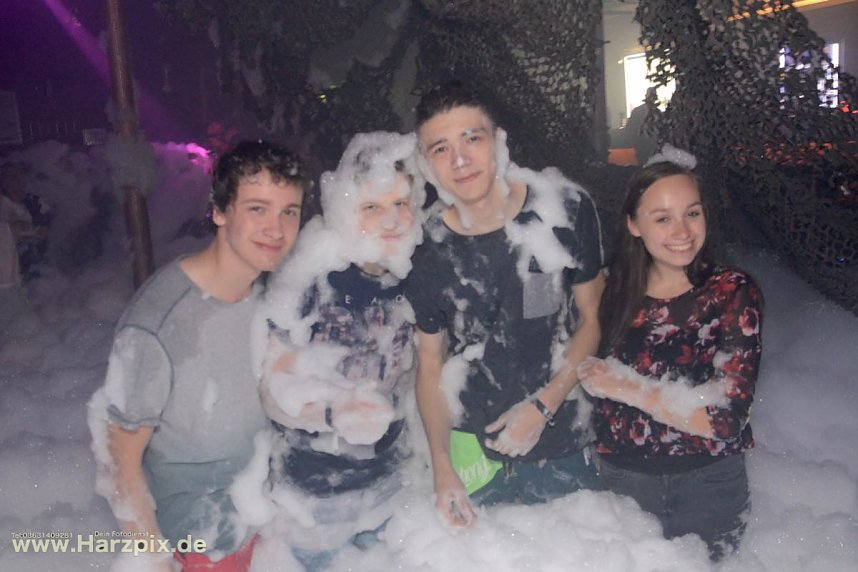 Schaumparty in der Webe