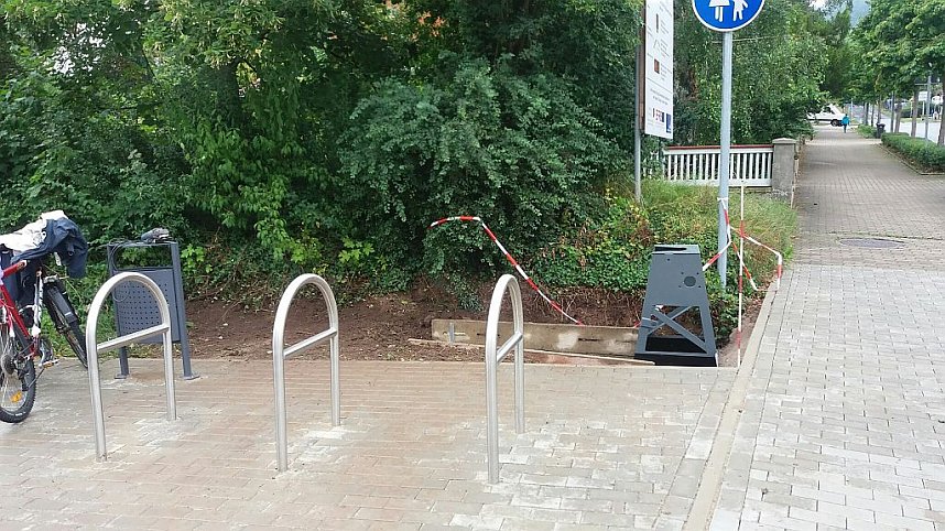 An der "neuen" Schrankenanlage