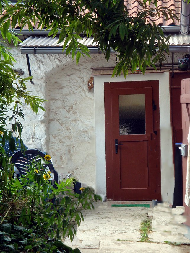 Der alte Grabstein an der Oberkirche erz&auml;hlt�.