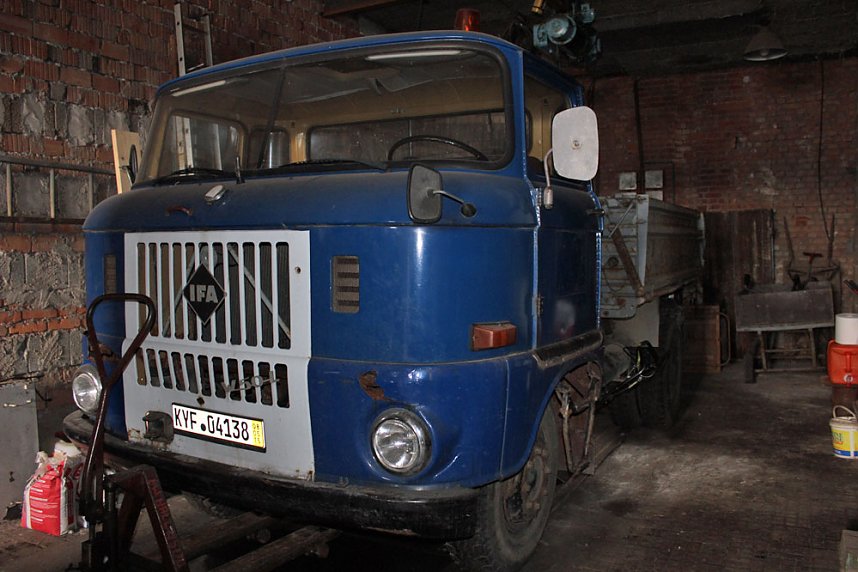 Strom f&uuml;r den Lokschuppen