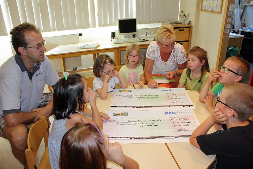 Bei zwei Spendenprojekten beworben