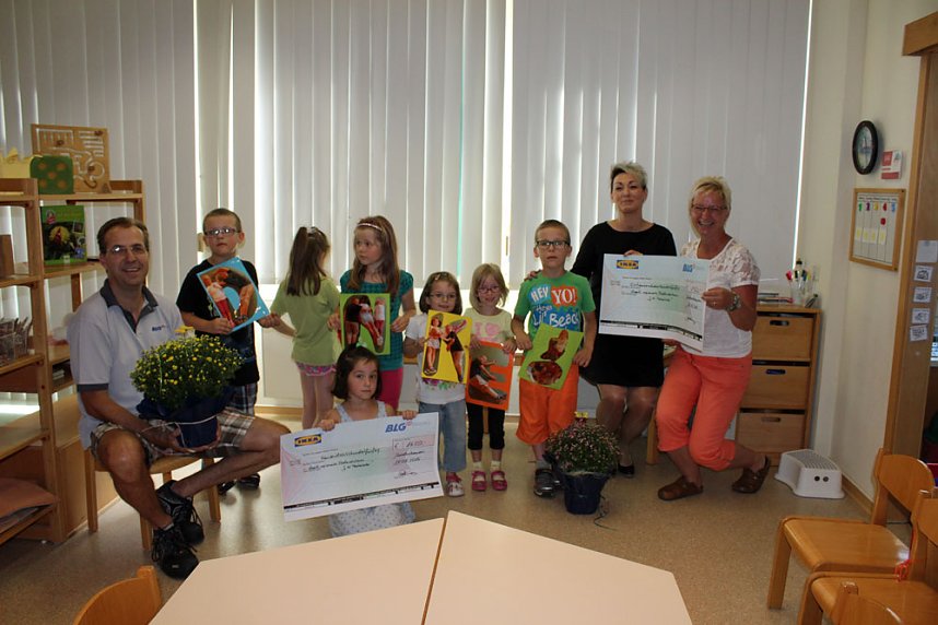 Bei zwei Spendenprojekten beworben