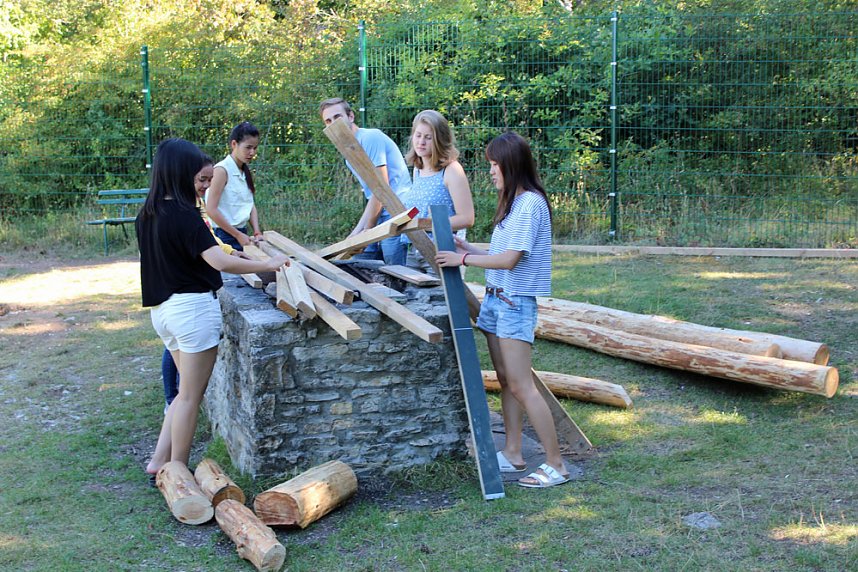 Internationales Workcamp auf der Feuerkuppe
