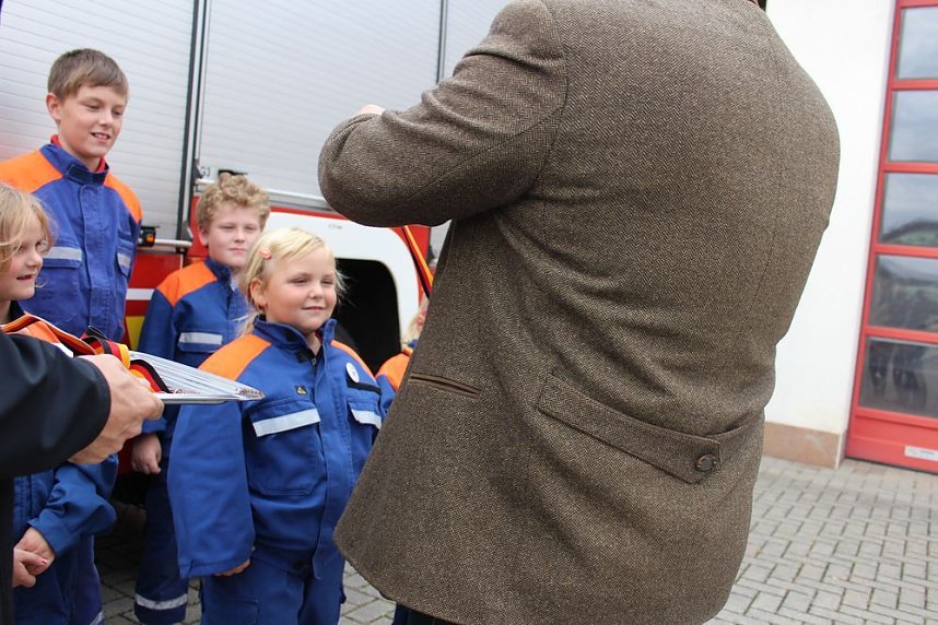 Medaillen &uuml;bergeben