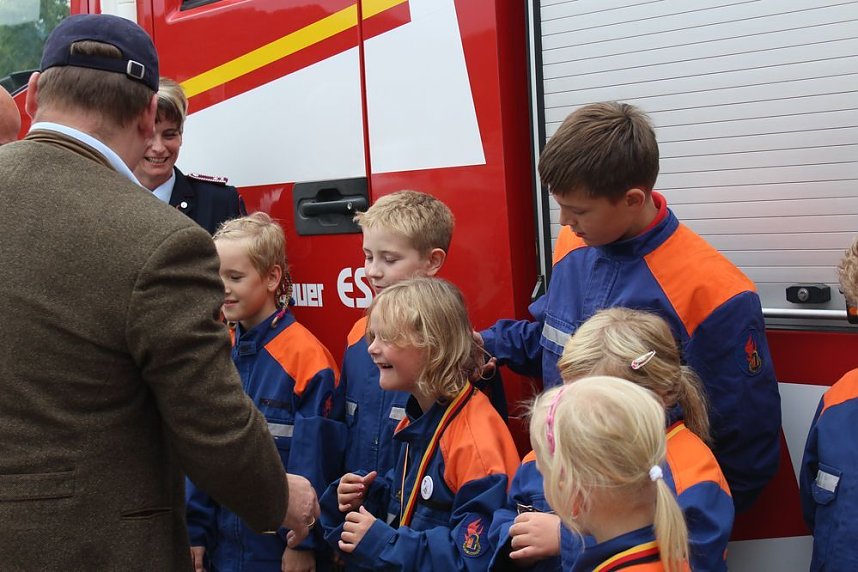 Medaillen &uuml;bergeben