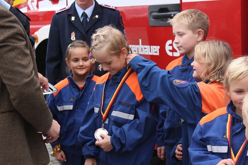 Medaillen &uuml;bergeben