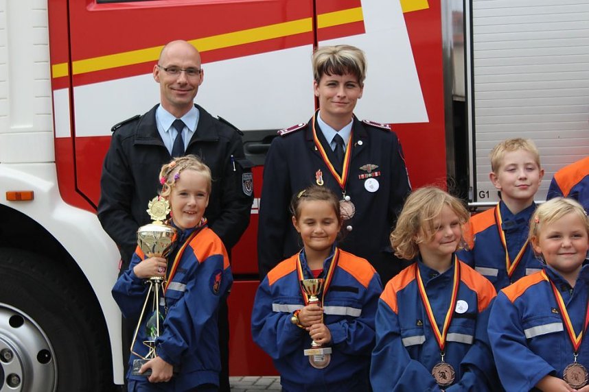 Medaillen &uuml;bergeben