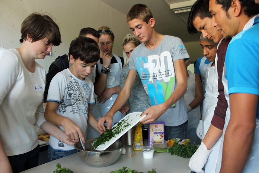 In Sondershausen international gekocht