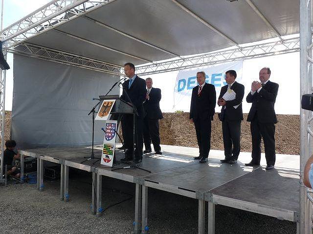 Spatenstich Weiterbau A 71