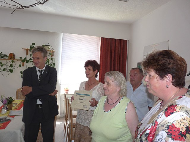 Lottomittel f&uuml;r Volkssolidarit&auml;t Artern