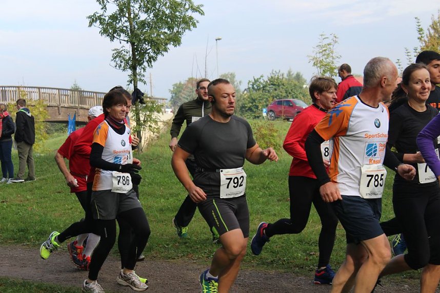 Die langen Strecken beim Stadtparklauf