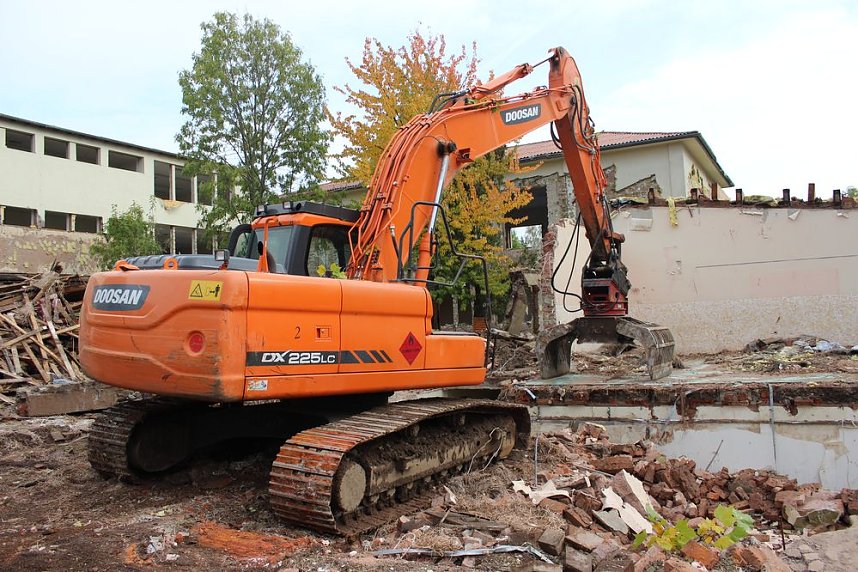 Offizieller Start Abriss Franzbergschule