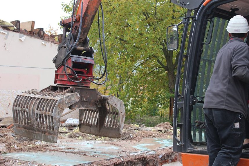 Offizieller Start Abriss Franzbergschule