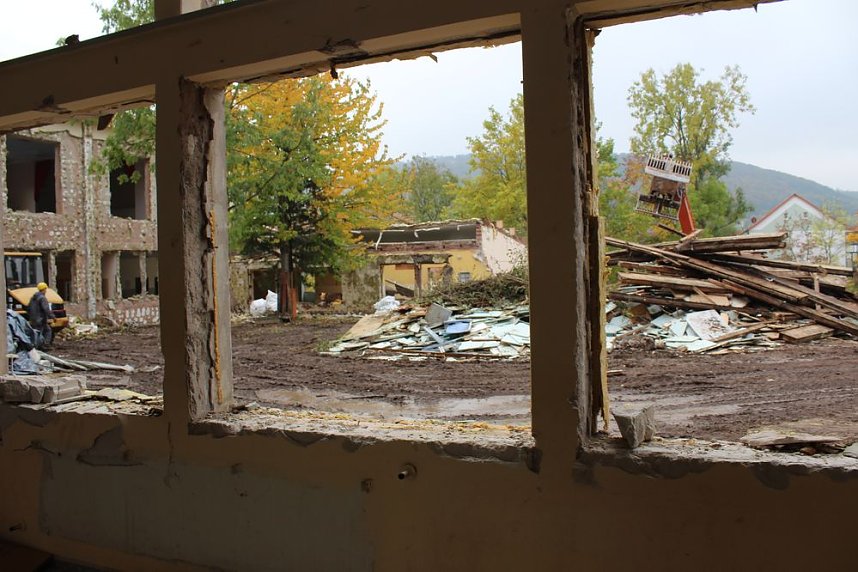 Offizieller Start Abriss Franzbergschule