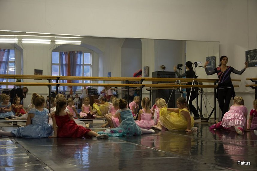 Beim Proben zugeschaut