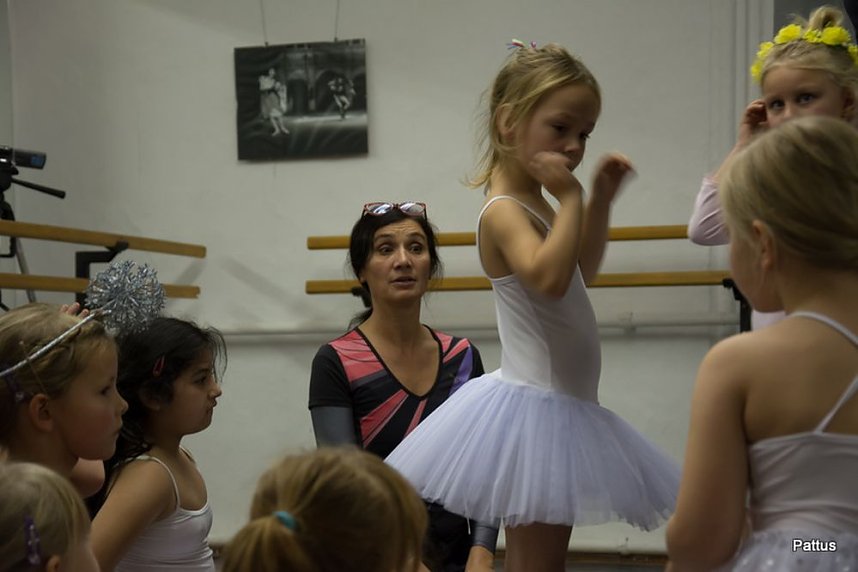 Beim Proben zugeschaut