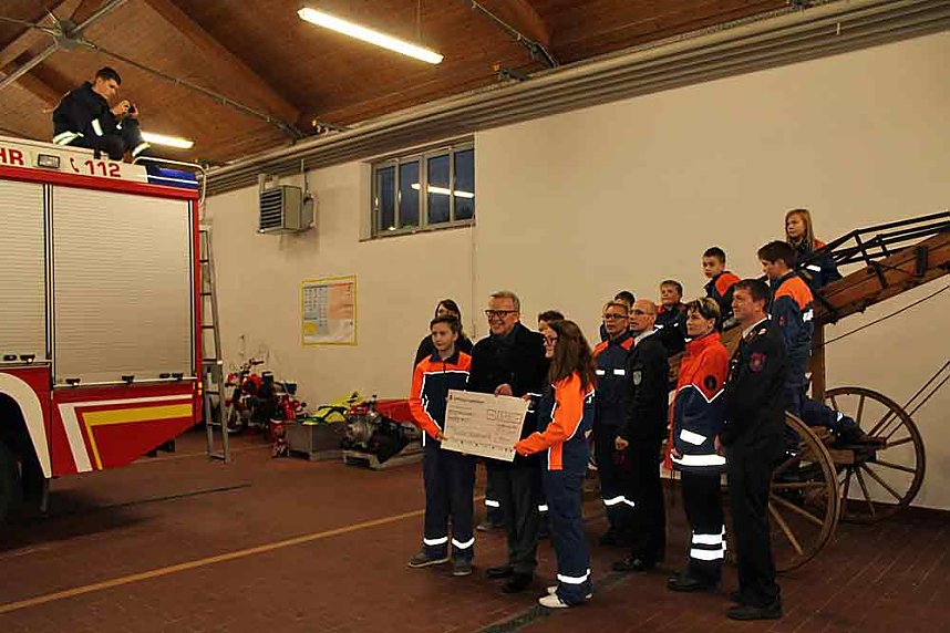 Unterst&uuml;tzung f&uuml;r Jugendfeuerwehren
