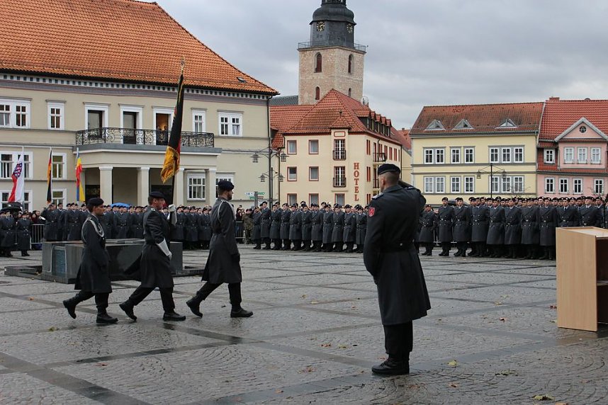 &Ouml;ffentliche Vereidigung in Sondershausen