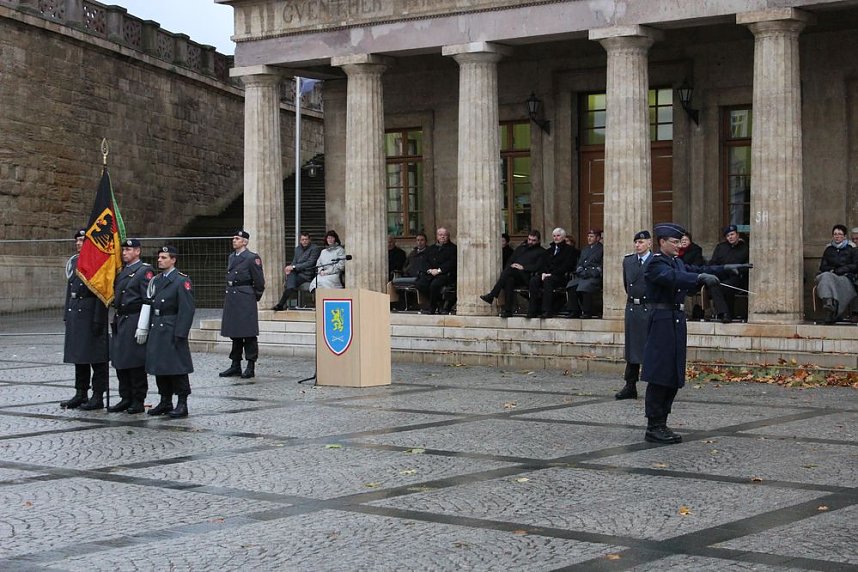 &Ouml;ffentliche Vereidigung in Sondershausen