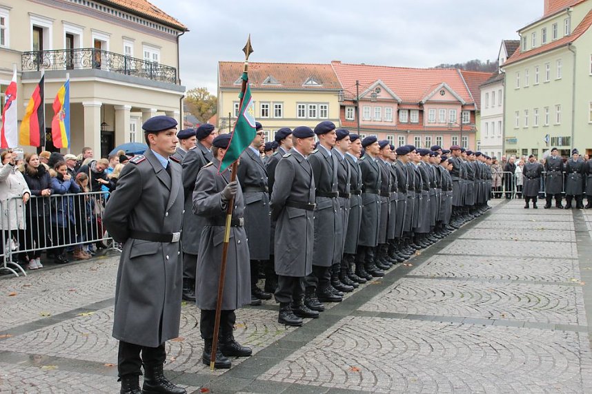 &Ouml;ffentliche Vereidigung in Sondershausen