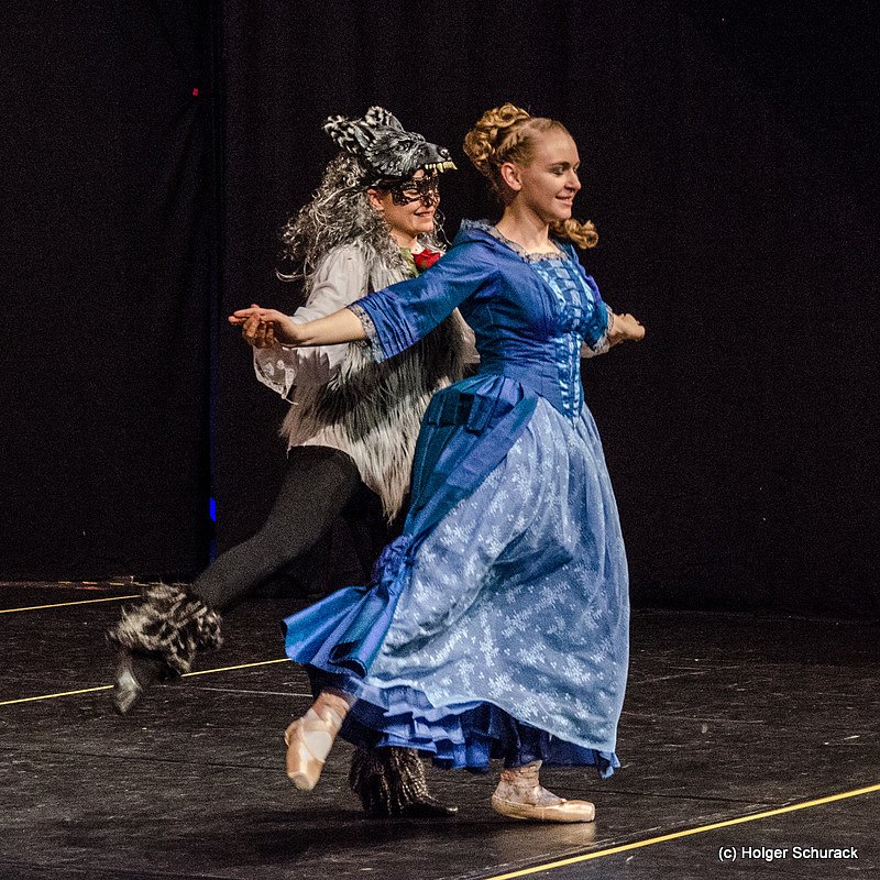 Die Sch&ouml;ne und das Biest ein Ballettm&auml;rchen.