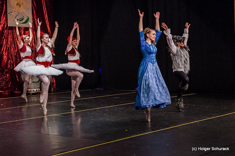 Die Sch&ouml;ne und das Biest ein Ballettm&auml;rchen.