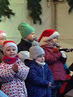 Weihnachtssingen in Clingen
