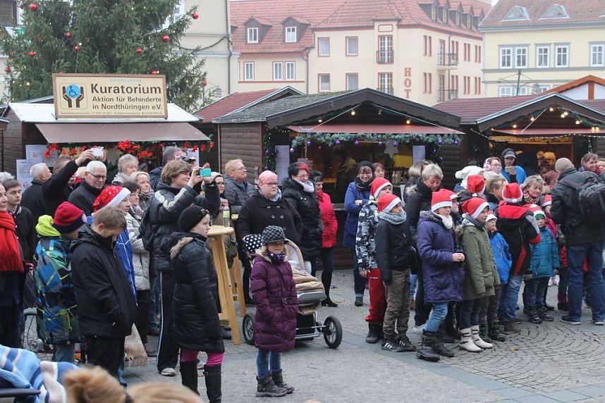 Weihnachtsmarkt Sondershausen er&ouml;ffnet