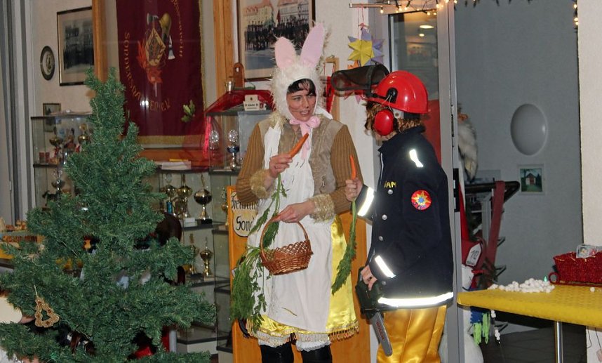 Hase Hops im Weihnachtsstress