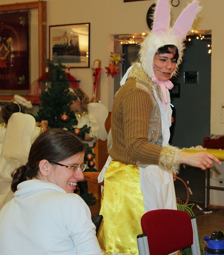 Hase Hops im Weihnachtsstress